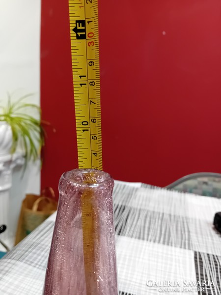 Karcagi cracked glass vase