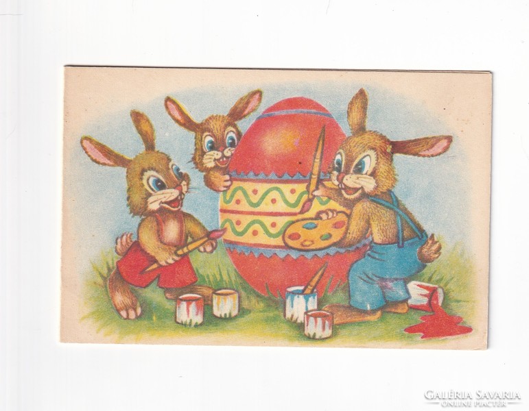 H:151 Easter greeting card can be opened