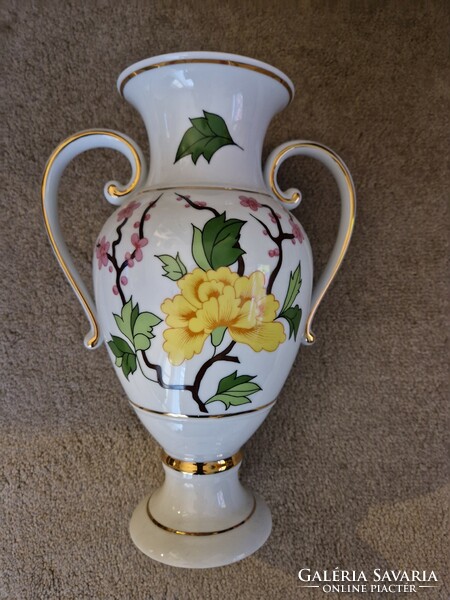 Hollóháza porcelain vase 29 cm high