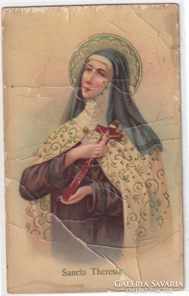 H:154 Húsvéti antik Üdvözlő képeslap "Postatiszta" Viseletes állapotban!