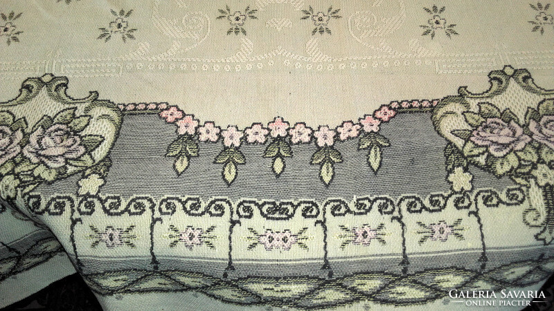 Art Nouveau woven tablecloth - gray! -180 X 134 - art&decoration