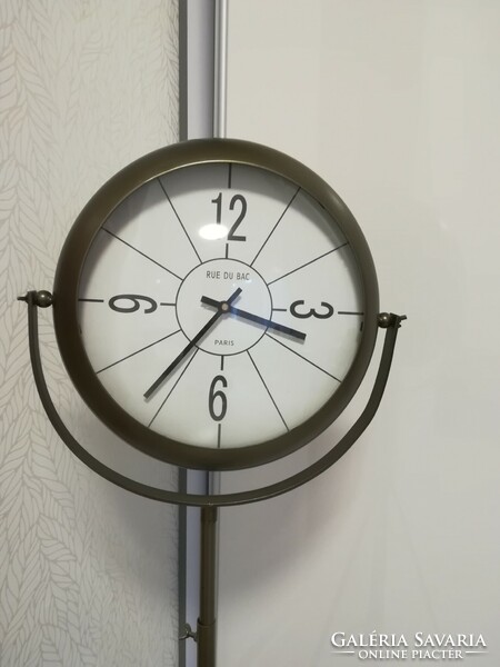 Rustic classy clock on a stand, floor stand clock