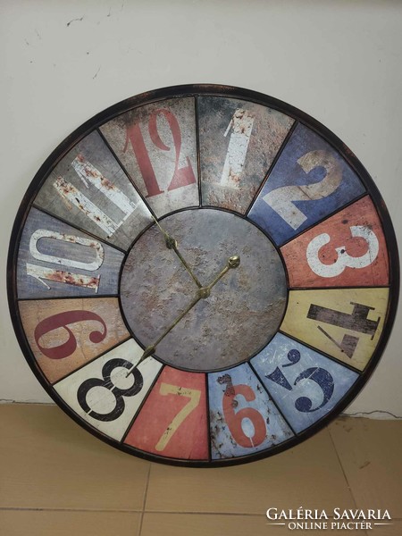 Large metal wall clock, diameter 78 cm