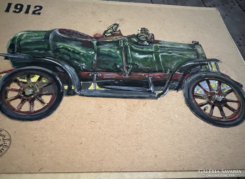 Kézzel festett Old Timer Autó Múzeum Budapest