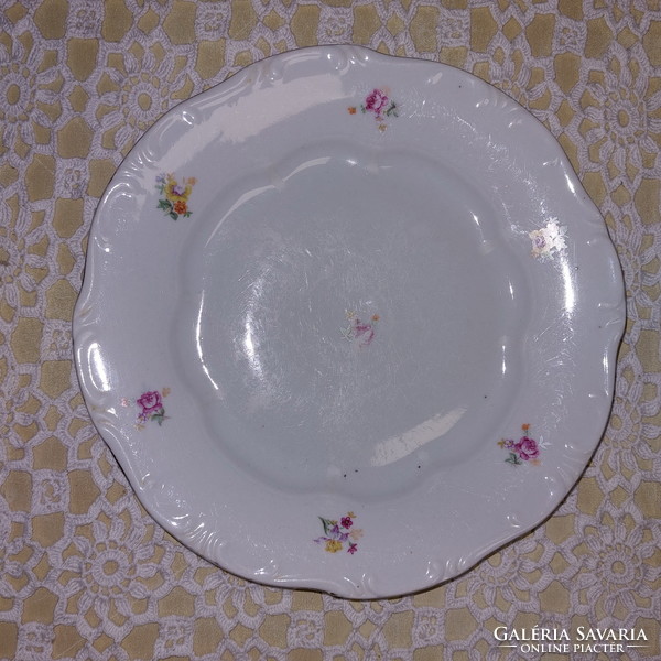 Zsolnay beautiful floral flat plate, 1pc