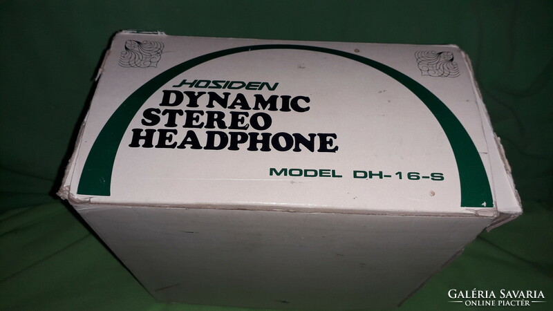 Retro Japanese hosiden dh-16 dynamic studio headphones with box as shown in the pictures