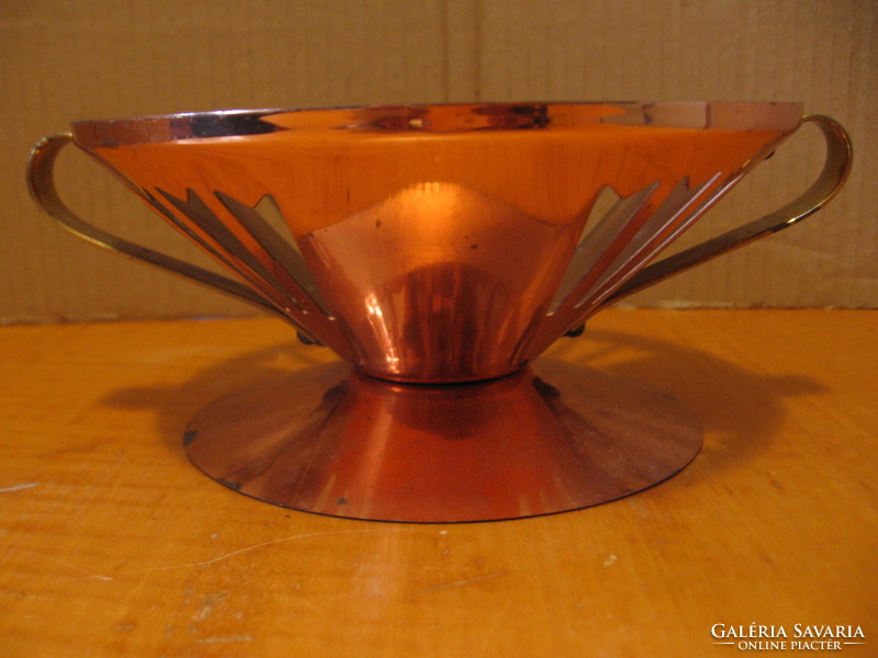 Copper bowl with ears, bowl