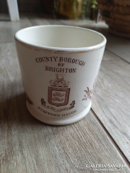 Antique British Coronation Porcelain Commemorative Cup (1902)