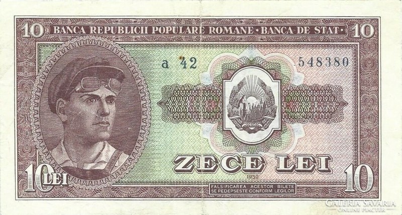 10 Lei 1952 Romania 3.