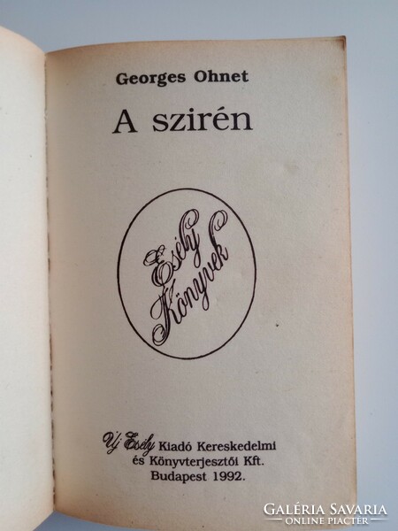 Georges Ohnet - A ​szirén