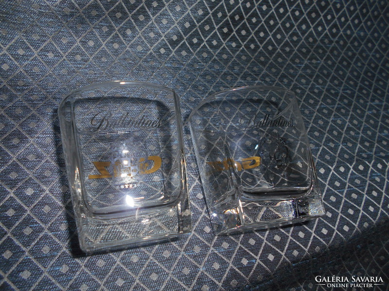 2 Ballantines glass glasses - the price applies to 2