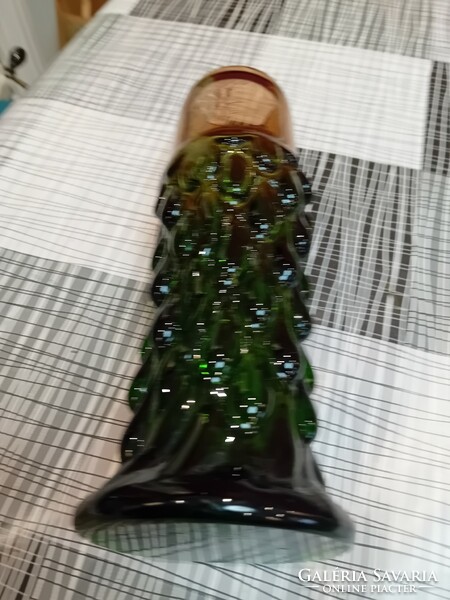 Rare Czech glass vase by Ladislav Paleček