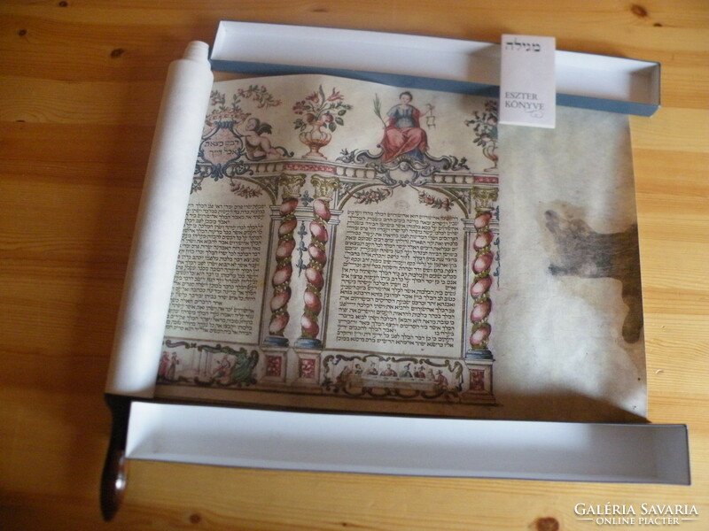 Eszter's book on roll + accompanying booklet, in original box - similar edition: Harasztíné takács Marianna