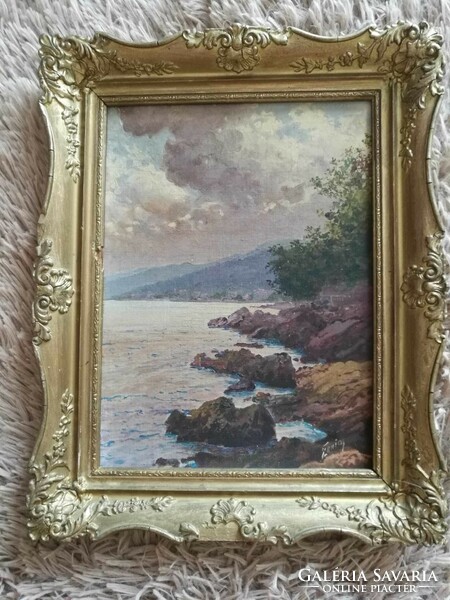 Old painting marked 