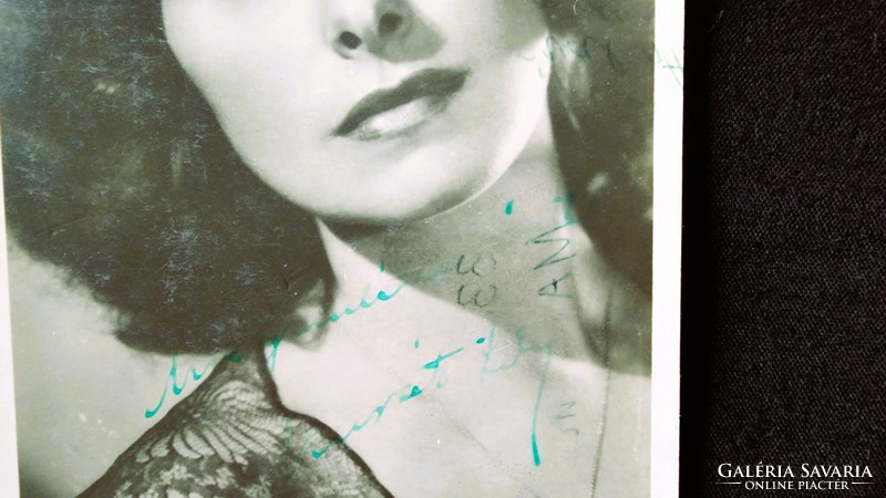 Murati lili actress actor autograph signed - dedicated photo photo collector postcard 1942