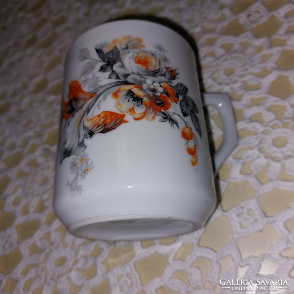 Iris (jrjs) cluj napoca - old rare floral mug