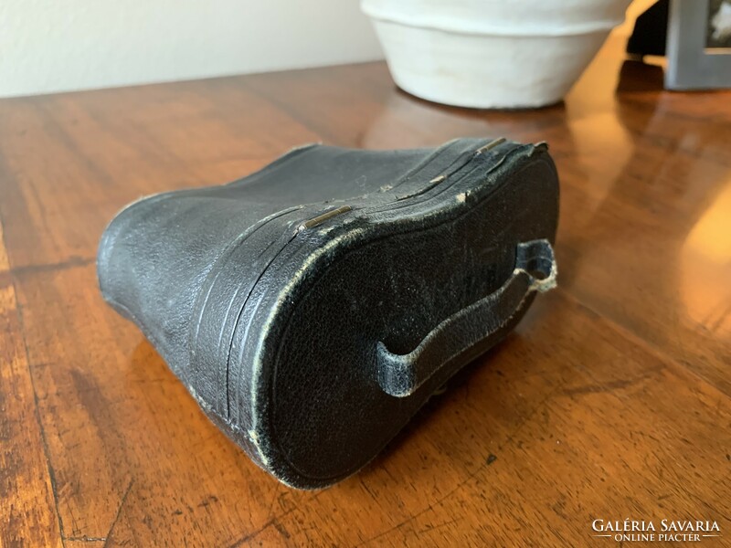 Otto Schleiffelder antique leather covered theater binoculars