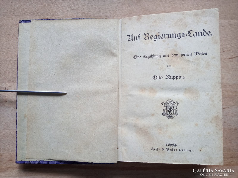 Kuriózum - Gótbetűs német könyv 100 éves két kisregény