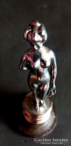 Art deco chrome nude statue. Negotiable!