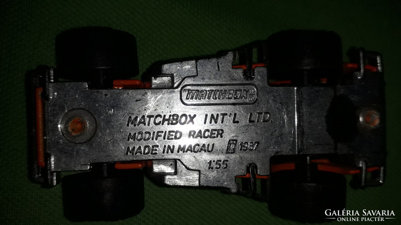 1987. MATCHBOX - MACAU - MODIFIED RACER - 1:55 méretű fém kisautó GYŰJTŐI a képek szerint