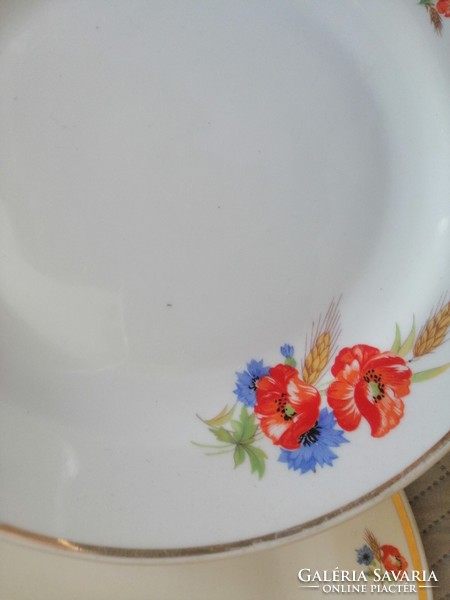 Zsolnay pipacsos tányér párban