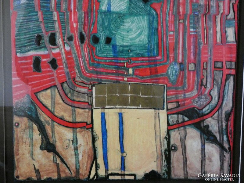 Friedensreich Hundertwasser(Ausztria) June 12 hónap kollekció  Része (Június)  1980