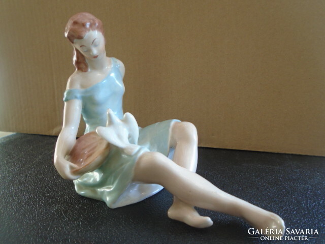 Donner gertrúd quarries (drasche) Cinderella figurine in rare color scheme 18x15 cm