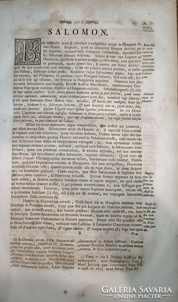 1 Ft-ról indul! 1764-es ANALLES REGVM HUNGARIAE , az Árpádházi uralkodók, I Istvántól 997-től!