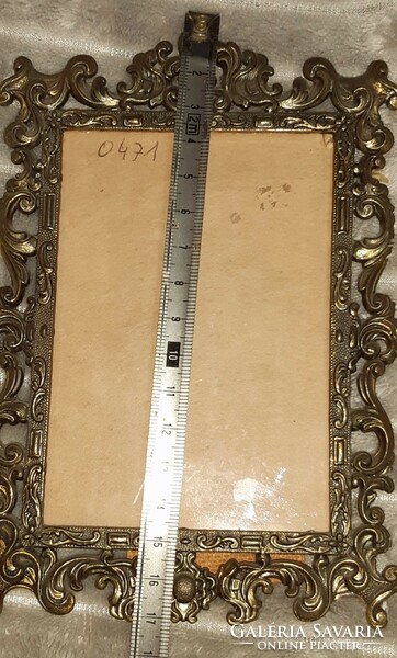 Antique copper picture frame