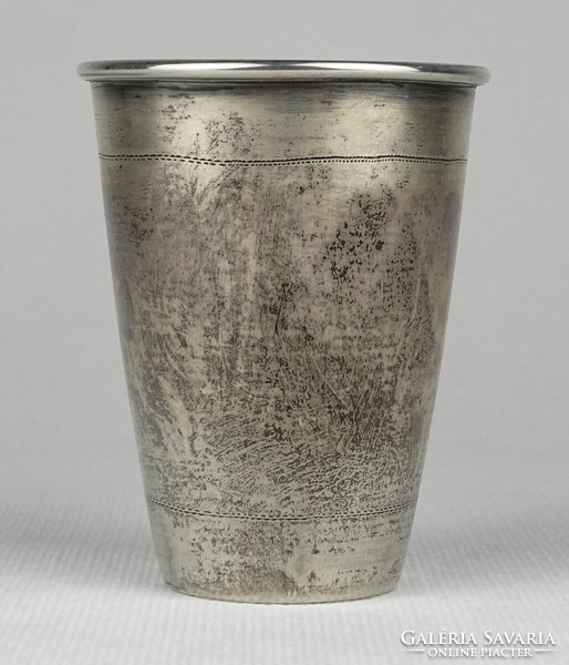1P843 Régi feliratos ezüst pohár keresztelőpohár 47g 1936