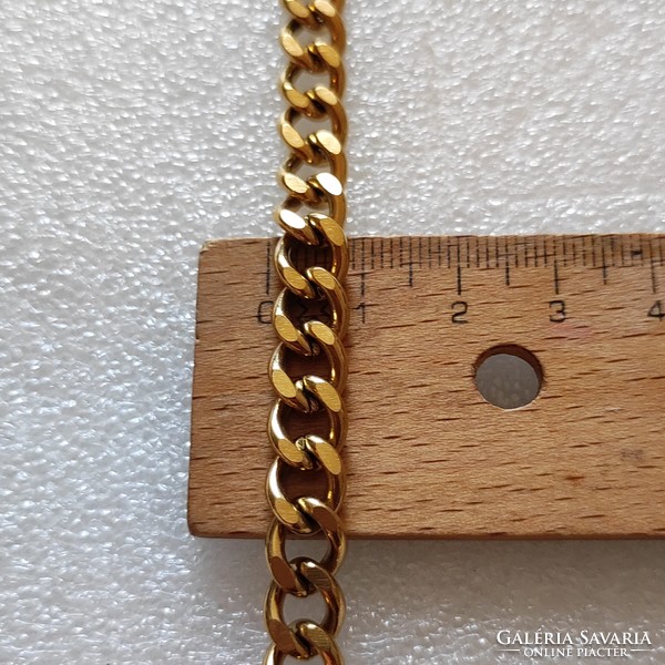 Cristian dior imitation new gold plated steel panzer chain