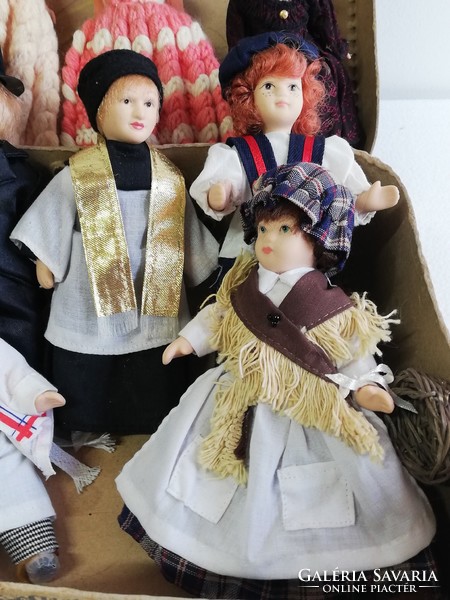 Porcelain doll collection retro vintage dolls