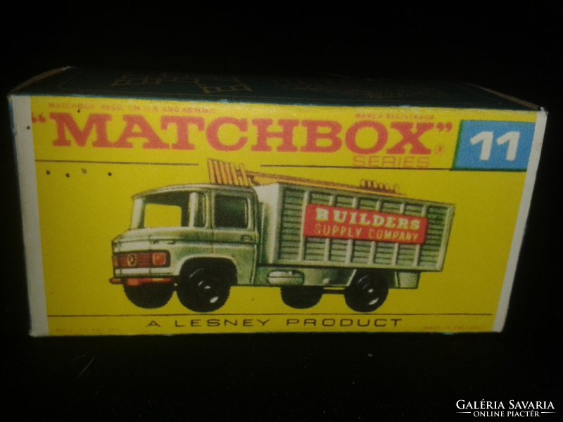 Matchbox Series No.11 Scaffolding Truck - Made in England (1969) - utángyártott dobozzal