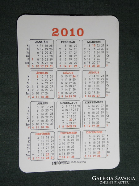 Card calendar, mezei vill kft, internet cable TV, Berettyóújfalu, Estár, Pocaj, Furta, Bedő, 2010, (6)