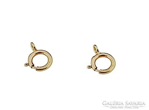 14K gold clasps for necklace and bracelet 2 pieces