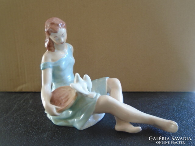 Donner gertrúd quarries (drasche) Cinderella figurine in rare color scheme 18x15 cm