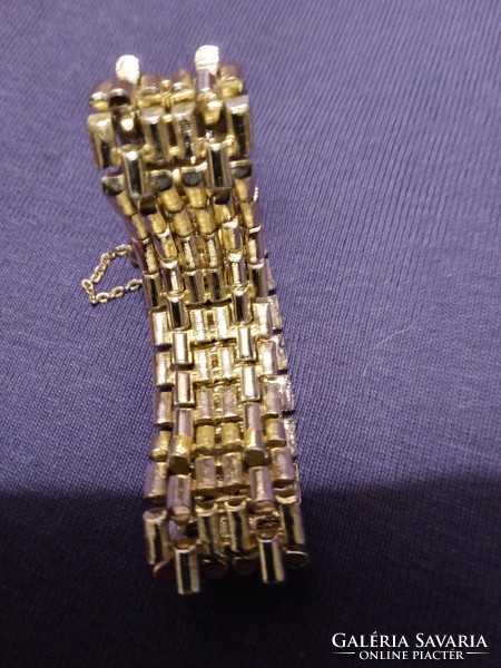 Vintage art deco gold plated bracelet.