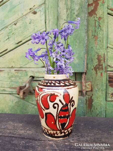 Antik Korondi kerámia váza