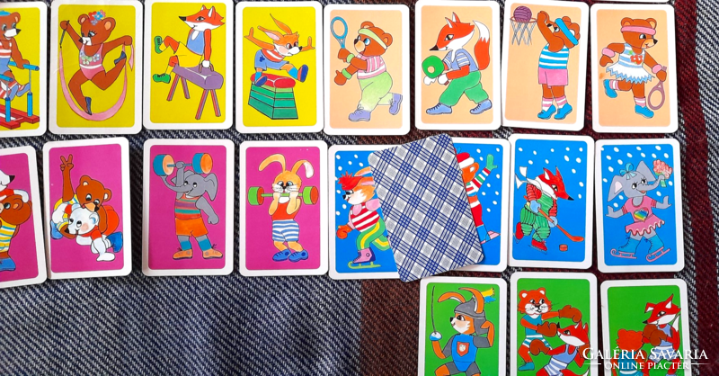 Retro children's card - olympia -