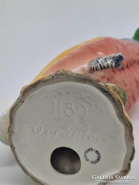 English Beswick antique porcelain cockatoo 1180 20.5Cm