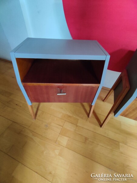 Pair of renovated mid-century bedside tables