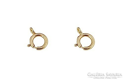 14K gold clasps for necklace and bracelet 2 pieces