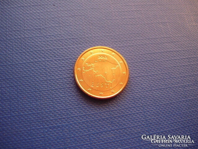 Estonia 1 euro cents 2012! Unc! Rare!