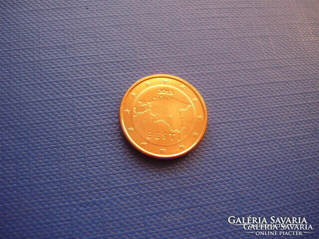 ÉSZTORSZÁG 1 EURO CENT 2012 ! UNC! RITKA!