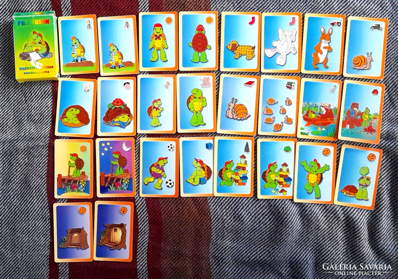 Old Matching Card Game - Franklin -