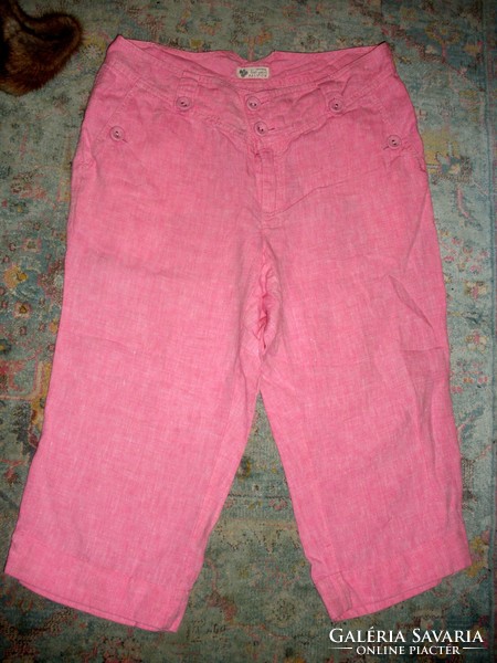 Linen pants, pink