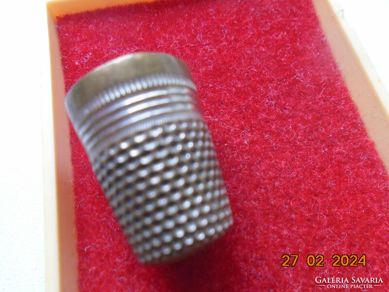 Antique copper thimble size 3