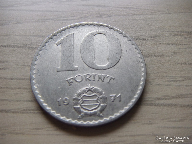 10   Forint    1971   Magyarország