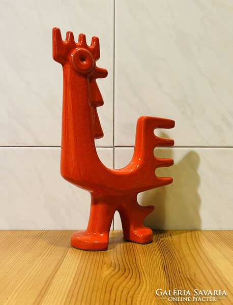Retro industrial art rooster