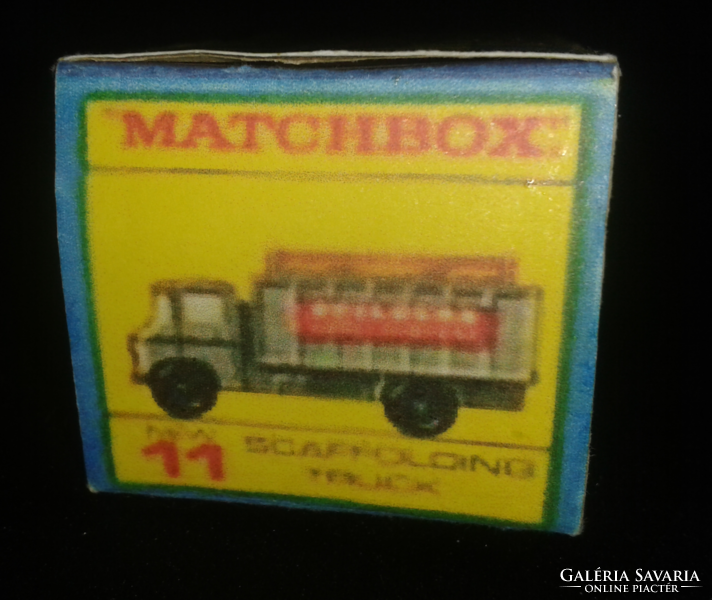 Matchbox series no.11 Scaffolding truck - made in England (1969) - with aftermarket box